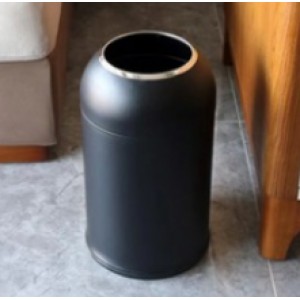 Iron trash can