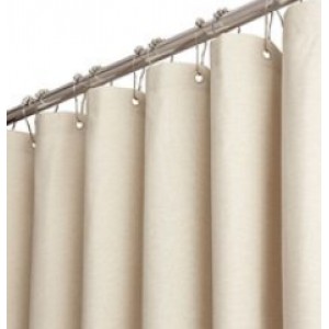 Chemical fiber shower curtain