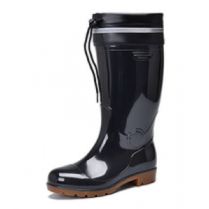 oiled or rubber boots for wet weather