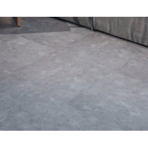 Plastic self-adhesive flooring