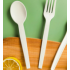 Plastic knife, fork, and spoon